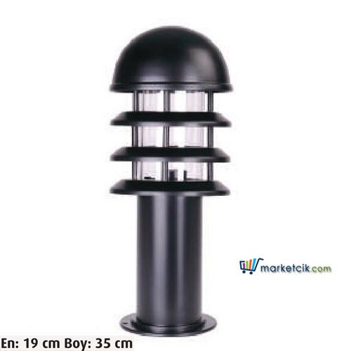 Ayaz 35x19 Bollard Çim ve Set Üstü Park Bahçe Aydınlatma Armatürü