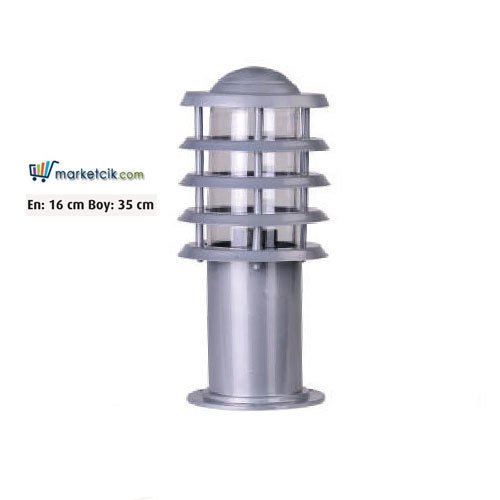 Ayaz 35x16 Bollard Çim ve Set Üstü Park Bahçe Aydınlatma Armatürü