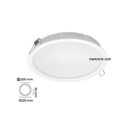 Marketcik 32 Watt Yuvarlak Backlight Led Panel MR603