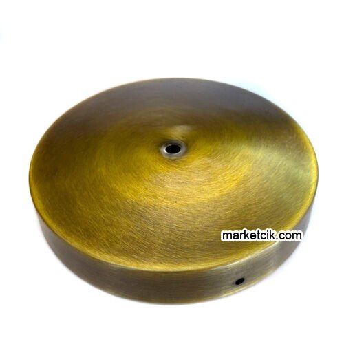 Marketcik Seramik Vazo Masa Lambası İçin Eskitme Metal Tabanlık 12-15-20 cm