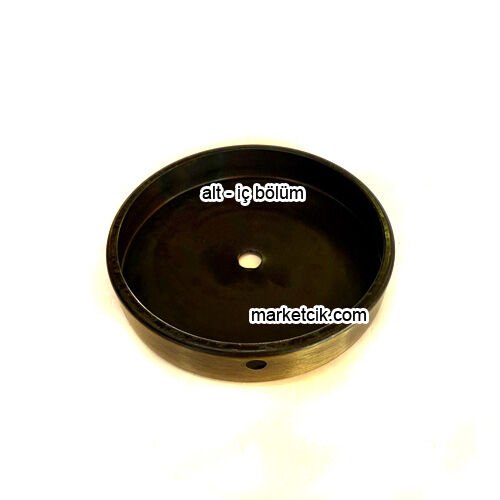 Marketcik Seramik Vazo Masa Lambası İçin Eskitme Metal Tabanlık 12-15-20 cm