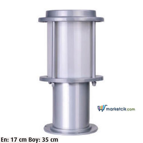 Ayaz 35x17 Bollard Çim ve Set Üstü Park Bahçe Aydınlatma Armatürü