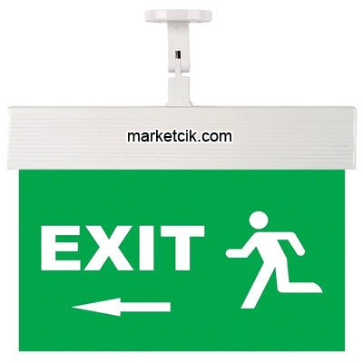 Ledli Exit Sola Çıkış Yönlendirme Levhası CEXA-8-10