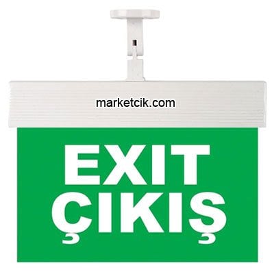 Ledli Exit Çıkış Yönlendirme Levhası CEXA-8-05