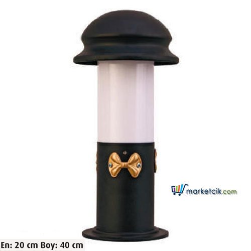 Ayaz 40x20 Bollard Çim ve Set Üstü Park Bahçe Aydınlatma Armatürü