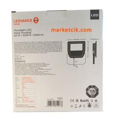 Osram Ledvance 20 Watt SMD Led Projektör 4000K Ilık Beyaz Işık, STOK SORUNUZ