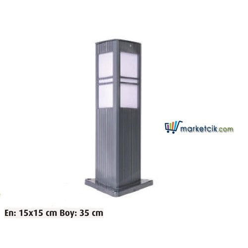 Ayaz 35x15 Bollard Çim ve Set Üstü Park Bahçe Aydınlatma Armatürü