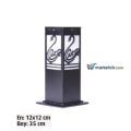 Ayaz 35x12 Bollard Çim ve Set Üstü Park Bahçe Aydınlatma Armatürü