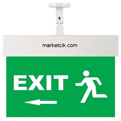 Ledli Exit Sola Çıkış Yönlendirme Levhası CEXA-8-10