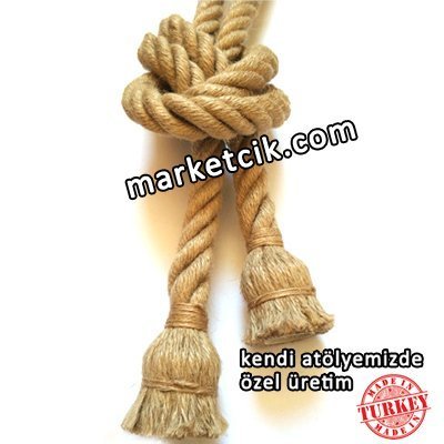 5 Metre Duylu ve Rozanslı 3cm Dekoratif Halat Sarkıt Avize