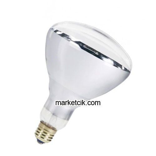 Ledvence-Osram 150 Watt İnfrared Isıtan Lamba-Ampul, Şeffaf Işık