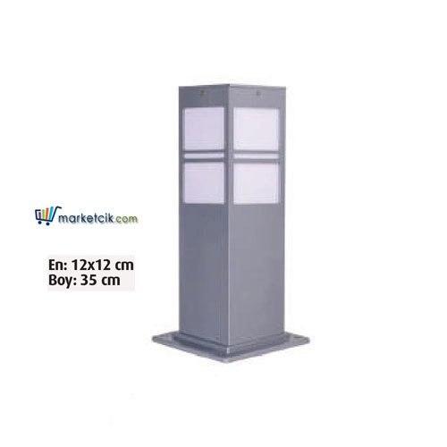 Ayaz 35x12 Bollard Çim ve Set Üstü Park Bahçe Aydınlatma Armatürü