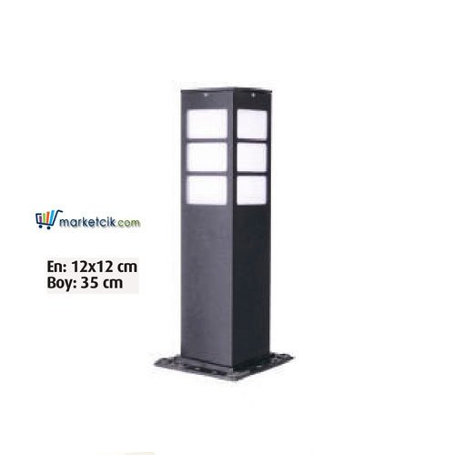 Ayaz 35x12 Bollard Çim ve Set Üstü Park Bahçe Aydınlatma Armatürü