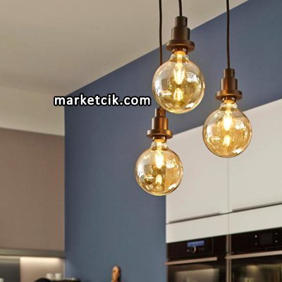 Osram Vintage Edison Dekoratif 6.5 Watt Led G120 Glop Ampul E27 Duy (51 Watt) Dim Edilebilir, EDITION 1906