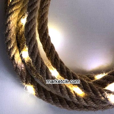 Marketcik Dekoratif Halat Led Işık 2,5 Metre