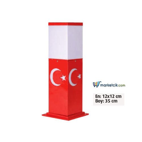 Ayaz 35x12 Bollard Çim ve Set Üstü Park Bahçe Aydınlatma Armatürü