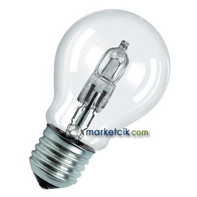 24 Volt 42-60 Watt E27 Normal Halojen Ampul