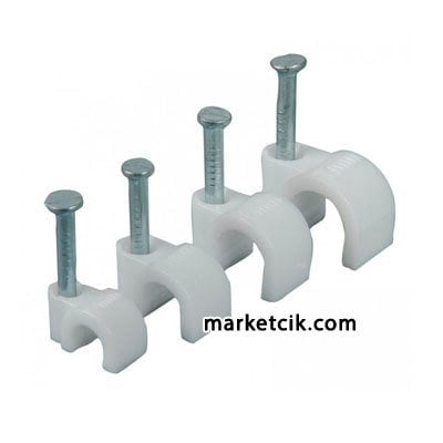 Mutlusan No 4 Beton Çivili Kroşe (2x4 Kablo İçin) 1000 adet