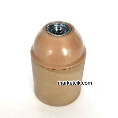Marketcik E27 Gold Bakalit İtalyan Duy, Standart Avize Ampul Duyu