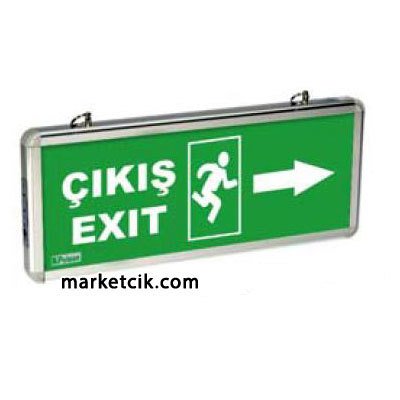 Pelsan 203887 Çift Yön Ledli Exit Çıkış Sağ-Sol Yönlendirme