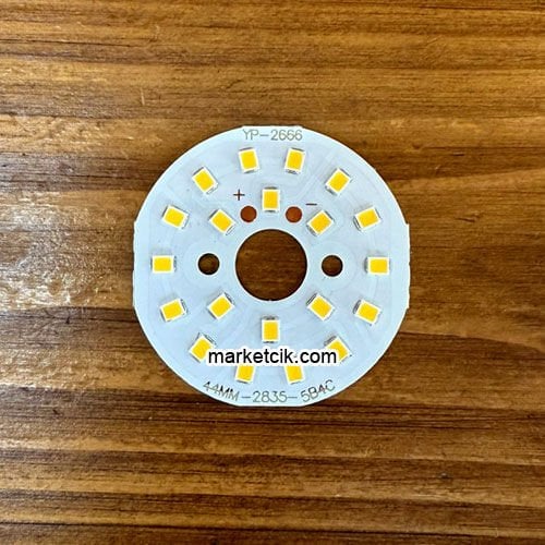 Marketcik 5 Watt Led Entegre Plaka Günışığı Işık 12Volt