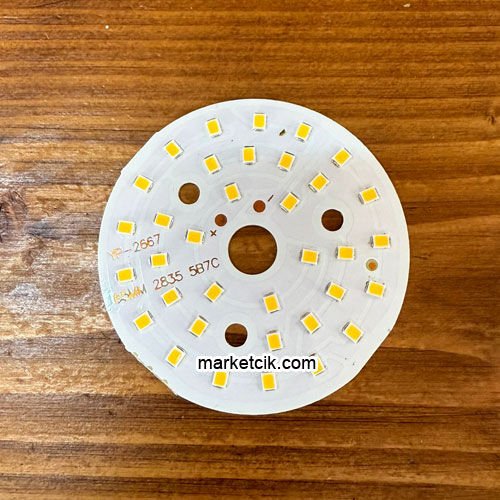 Marketcik 7 Watt Led Entegre Plaka Günışığı Işık 12Volt