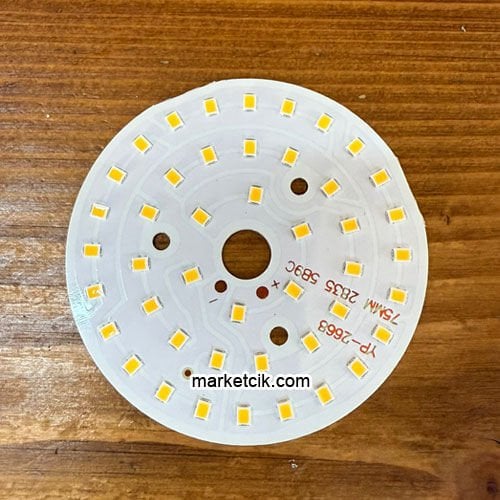 Marketcik 9 Watt Led Entegre Plaka Günışığı Işık 12Volt