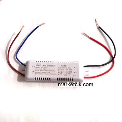 Marketcik 9 Watt Led Entegre Plaka Beyaz Işık 12Volt