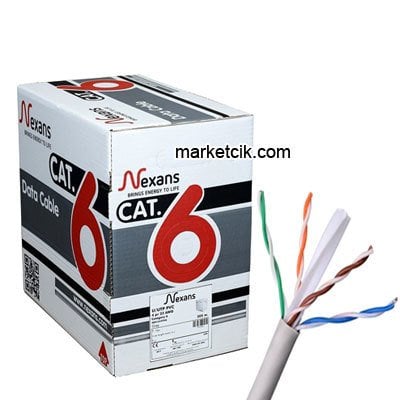 Nexans Cat6 Veri İletişim Data İnternet Kablosu, METRE SATIŞ