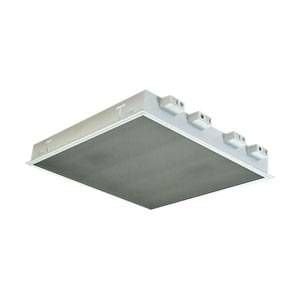 Pelsan 4x18 W Sıva Altı,  Prizmatik Camlı Armatür, Elektronik Balast