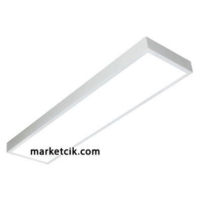 Pelsan-Tio 45 Watt 30x120 Sıva Üstü Led Panel Günışığı-Beyaz Işık 5 Adet Beyaz Işık