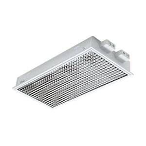 Pelsan 2x18 W Sıva Altı,  Luver Petekli Armatür, Elektronik Balast