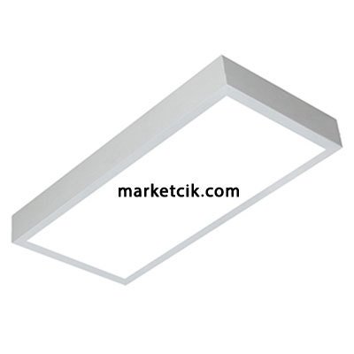 Pelsan-Tio 30 Watt 30x60 Sıva Üstü Led Panel Günışığı-Beyaz Işık 5 Adet Beyaz Işık