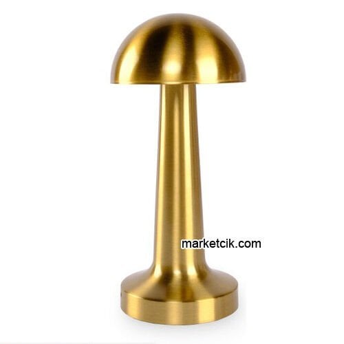 Marketcik Dokunmatik Şarjlı Led Masa Lambası GOLD Renk