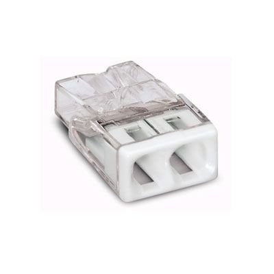 Wago Antigron Kablo İçin 2x2,5 mm Şaffaf Buat Klemens, 100 Adet