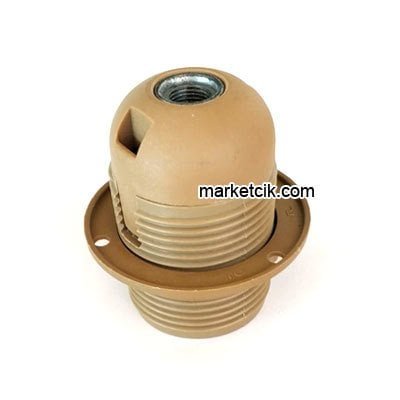 Marketcik E27 Gold Tam Dişli Rondelalı Geçmeli Duy