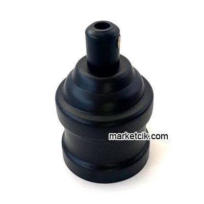 Marketcik Dekoratif Metal Siyah Lale E27 Duy