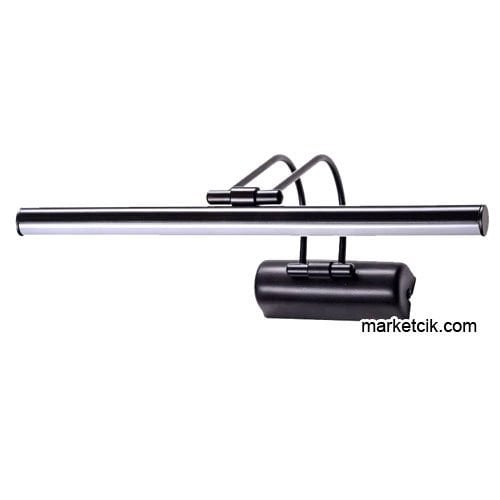Marketcik 6 Watt Siyah Led Duvar Resim Tablo Flüt Aplik Günışığı Işık