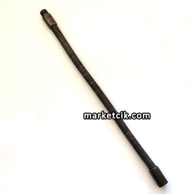 Kıvrımlı Spiral Aplik ve Masa Lambası Borusu 10 mm Boyanabilir Ham Demir