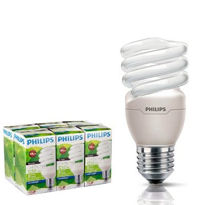 Philips 6 Adet 15 Watt Sarı Spiral Enerji Tasarruflu Ampul E27 Duylu T2 Tornado, STOK SORUNUZ