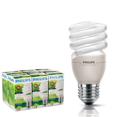 Philips 6 Adet 15 Watt Sarı Spiral Enerji Tasarruflu Ampul E27 Duylu T2 Tornado, STOK SORUNUZ