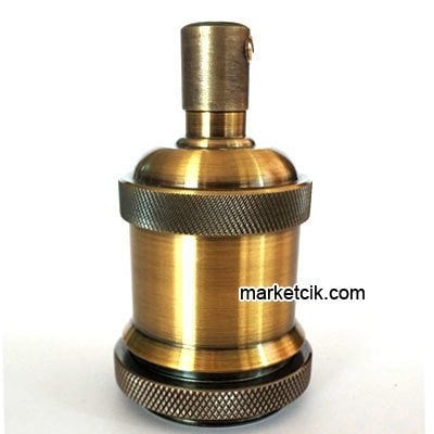 Marketcik Dekoratif Eskitme Metal E27 Duy