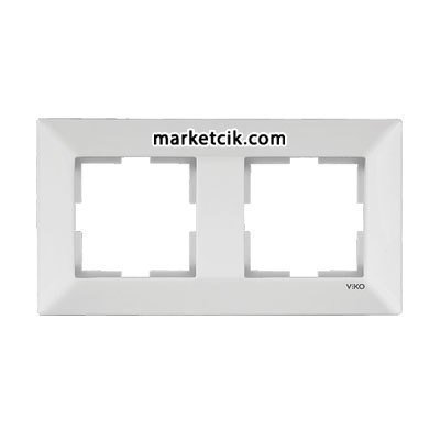 Viko by Panasonic Meridian Krem Yatay İkili Çerçeve