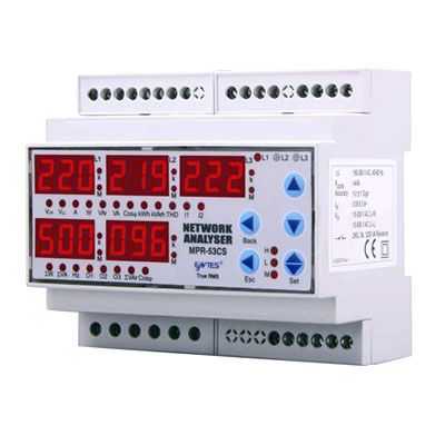 Entes MPR-53-DIN Şebeke Analizörü