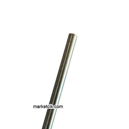 E14 ve E27 Duylar İçin G1/8 Tam Dişli Nipel Tij 1,5 metre