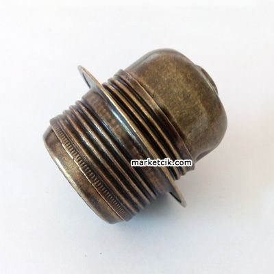 Marketcik Eskitme Halkalı Metal E27 Duy Dekoratif Standart Avize Ampul Duyu