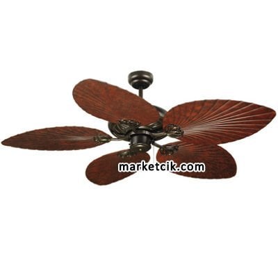 Kaşkar T52041 Aydınlatmasız 5 Kanatlı Dekoratif Tavan Vantilatörü