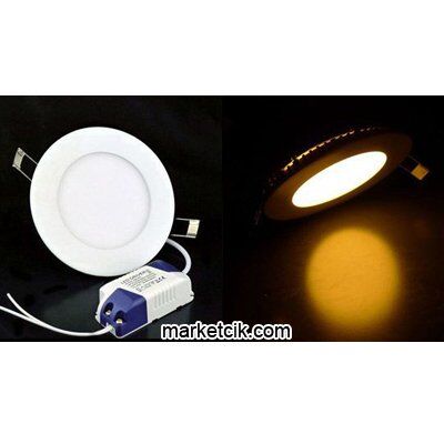 Pelsan-Tio 3 Watt Sıva Altı Led Slim Panel Sarı-Günışığı-Beyaz Işık 10 Adet Gün ışığı