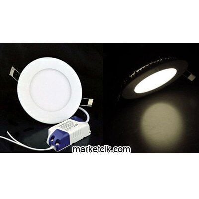Pelsan-Tio 3 Watt Sıva Altı Led Slim Panel Sarı-Günışığı-Beyaz Işık 10 Adet Gün ışığı