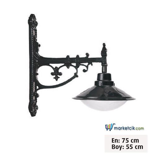 Ayaz 55x75 ABS Salyangoz Model Park Bahçe Aydınlatma Duvar Apliği